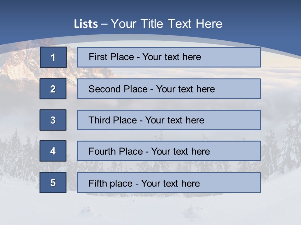 Mist Weather Sunrise PowerPoint Template