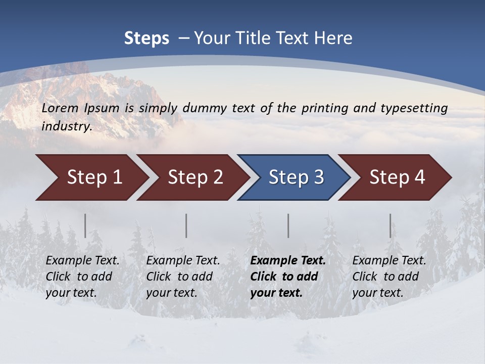 Mist Weather Sunrise PowerPoint Template
