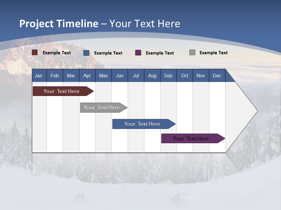 Mist Weather Sunrise PowerPoint Template