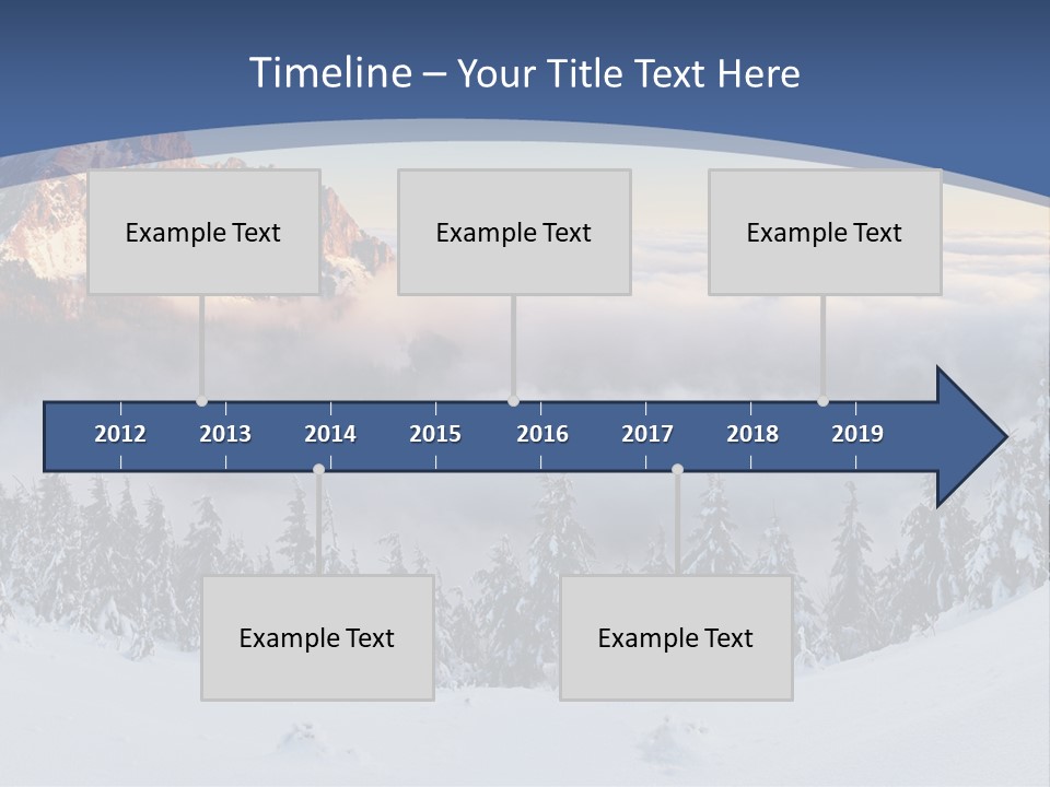 Mist Weather Sunrise PowerPoint Template