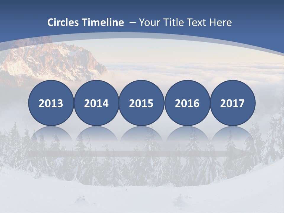 Mist Weather Sunrise PowerPoint Template