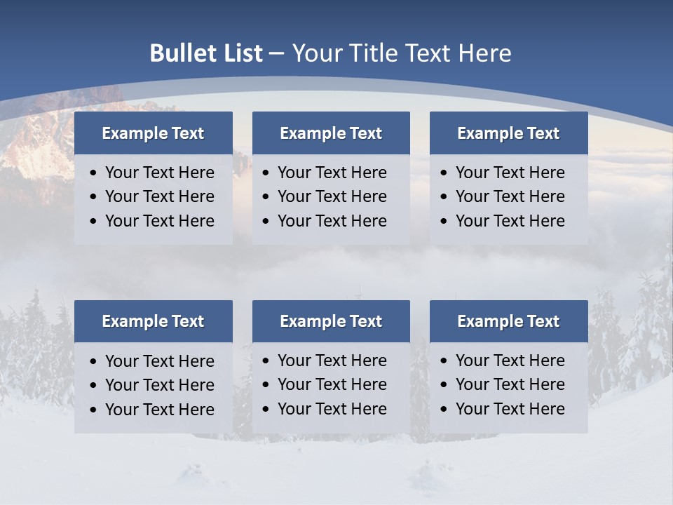 Mist Weather Sunrise PowerPoint Template