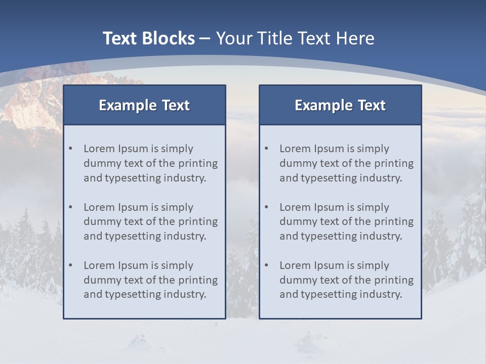 Mist Weather Sunrise PowerPoint Template