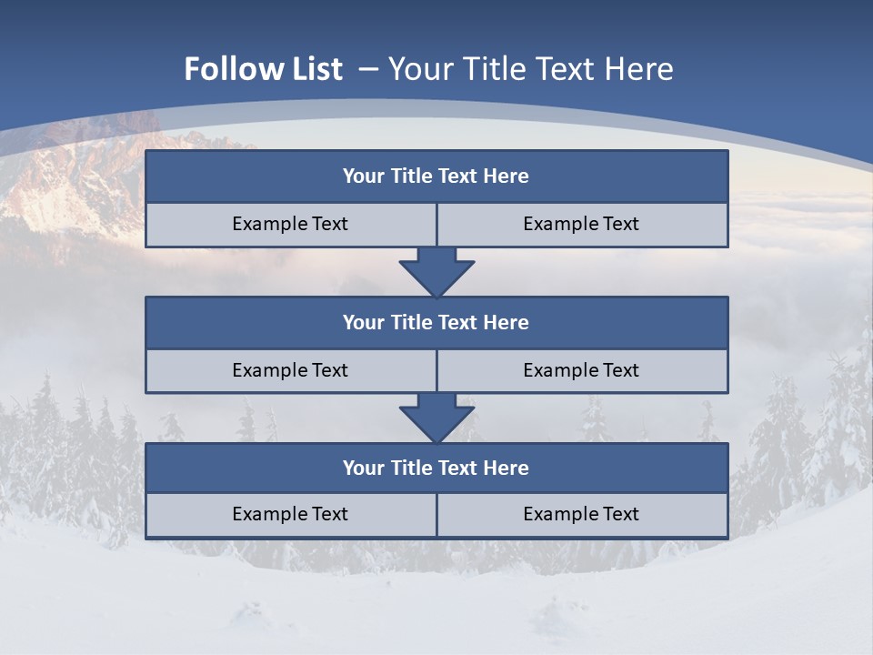 Mist Weather Sunrise PowerPoint Template