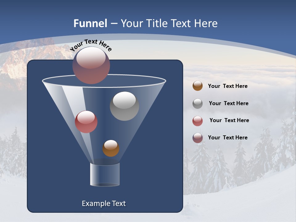 Mist Weather Sunrise PowerPoint Template