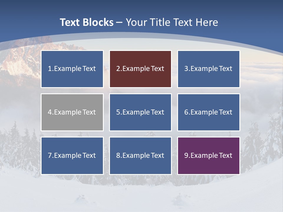 Mist Weather Sunrise PowerPoint Template