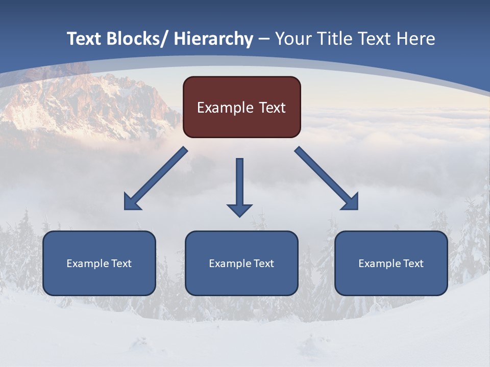 Mist Weather Sunrise PowerPoint Template