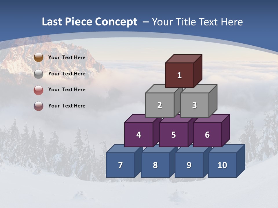 Mist Weather Sunrise PowerPoint Template