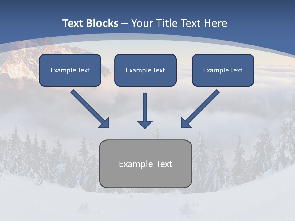 Mist Weather Sunrise PowerPoint Template