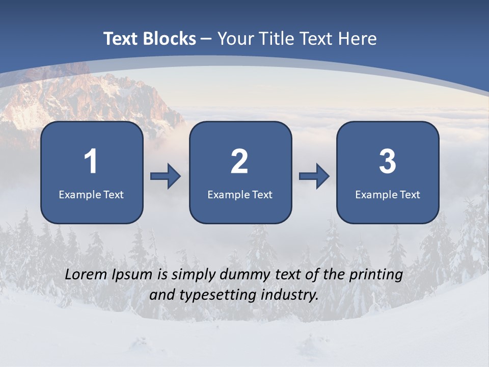 Mist Weather Sunrise PowerPoint Template