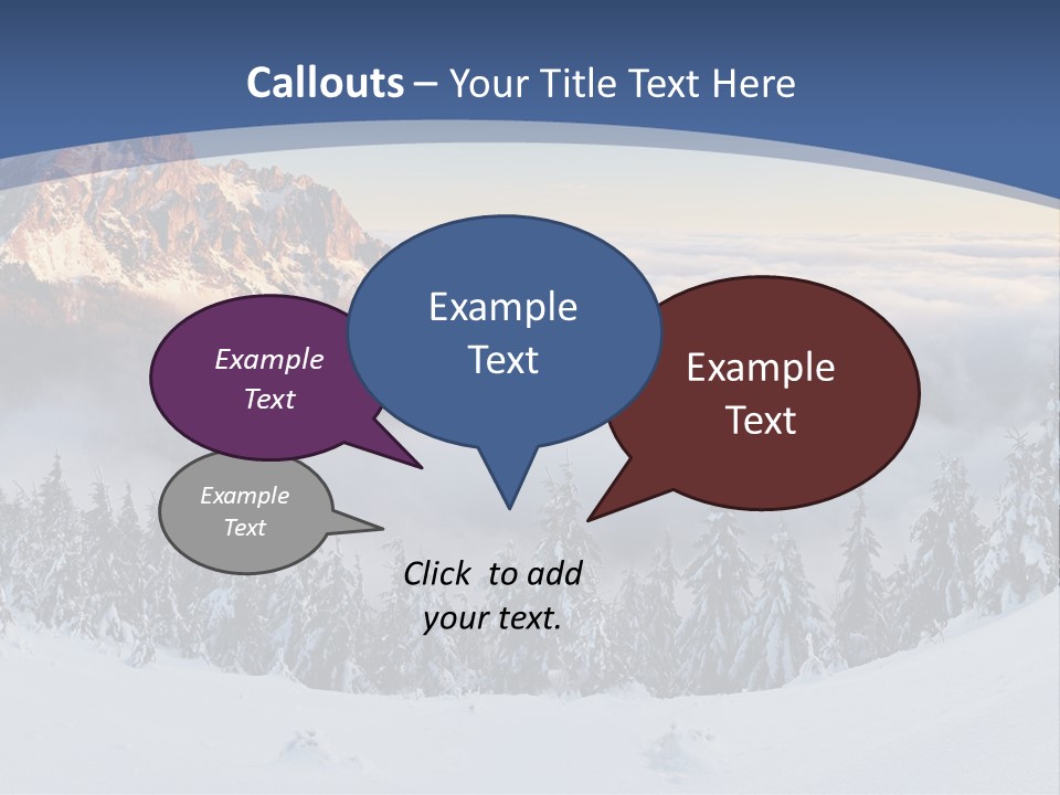 Mist Weather Sunrise PowerPoint Template