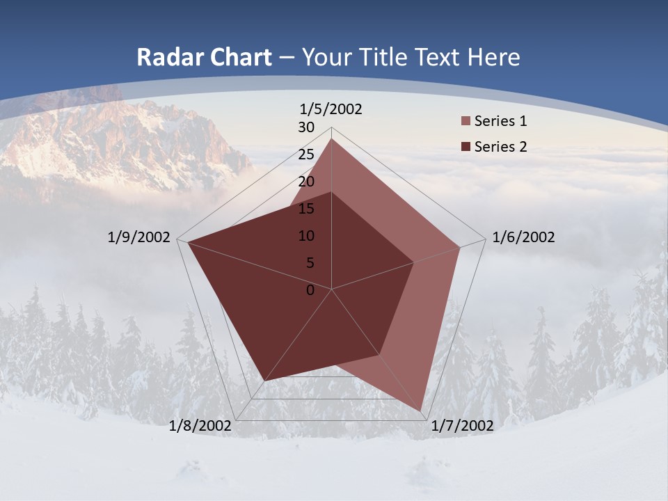 Mist Weather Sunrise PowerPoint Template