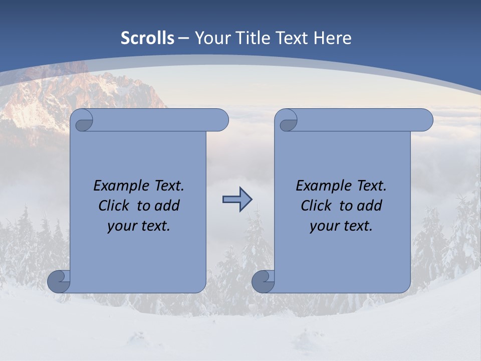Mist Weather Sunrise PowerPoint Template