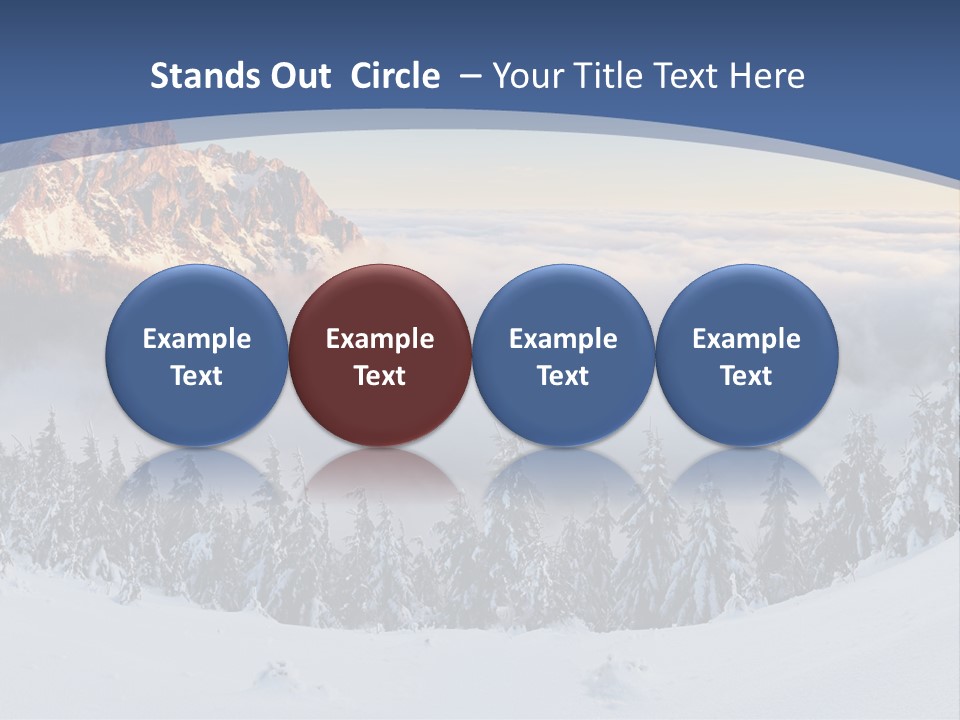 Mist Weather Sunrise PowerPoint Template