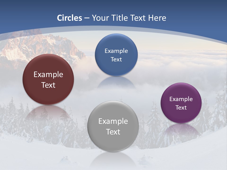 Mist Weather Sunrise PowerPoint Template