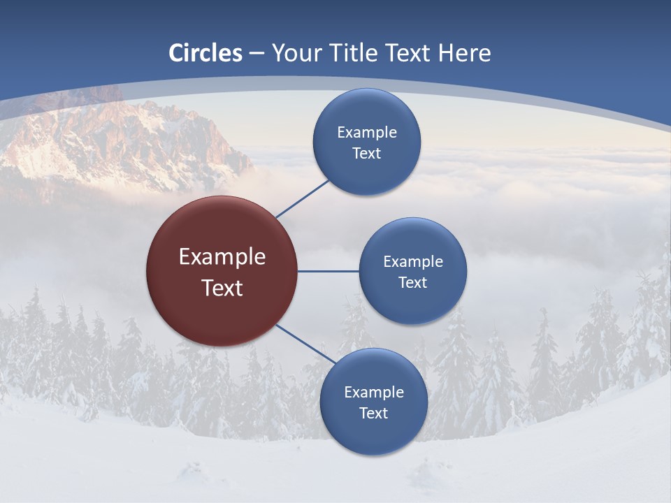 Mist Weather Sunrise PowerPoint Template