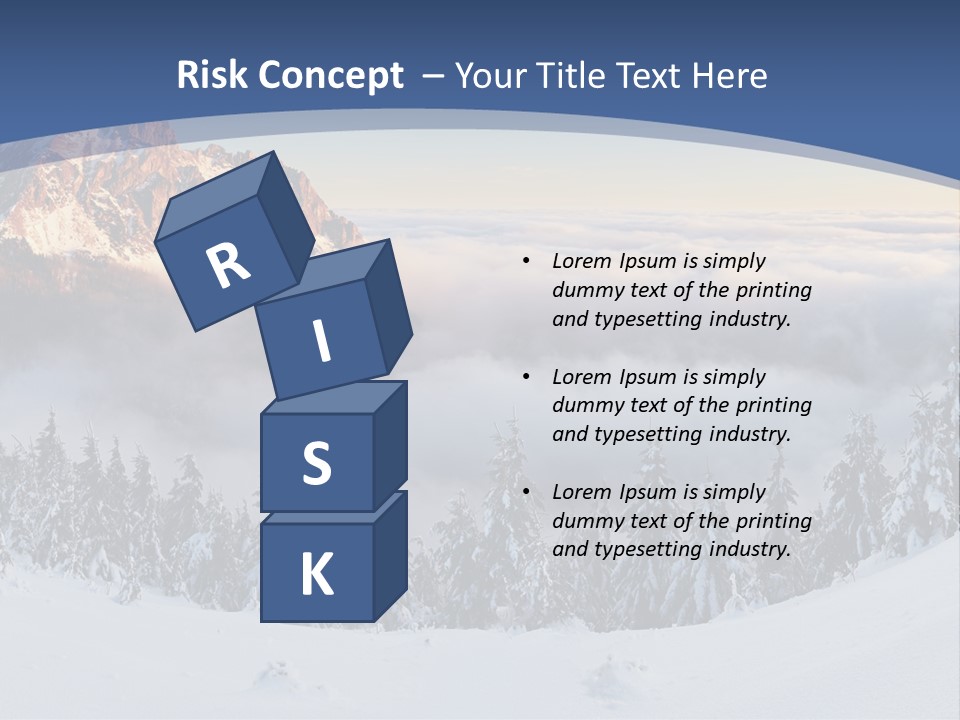 Mist Weather Sunrise PowerPoint Template