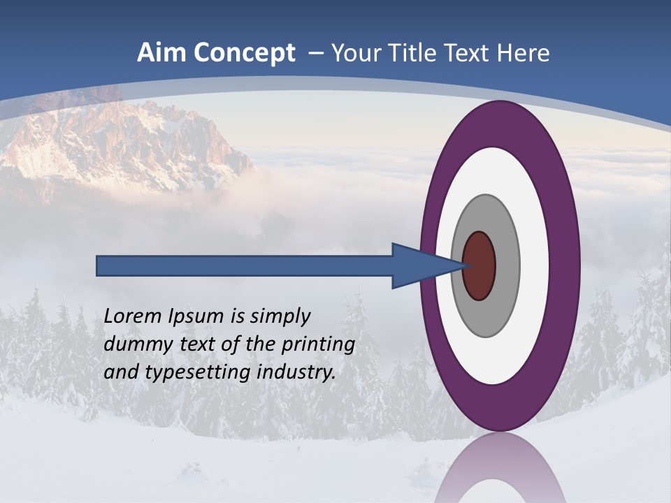 Mist Weather Sunrise PowerPoint Template