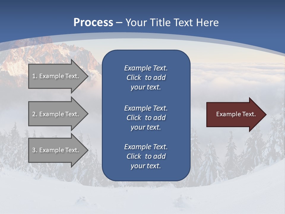 Mist Weather Sunrise PowerPoint Template