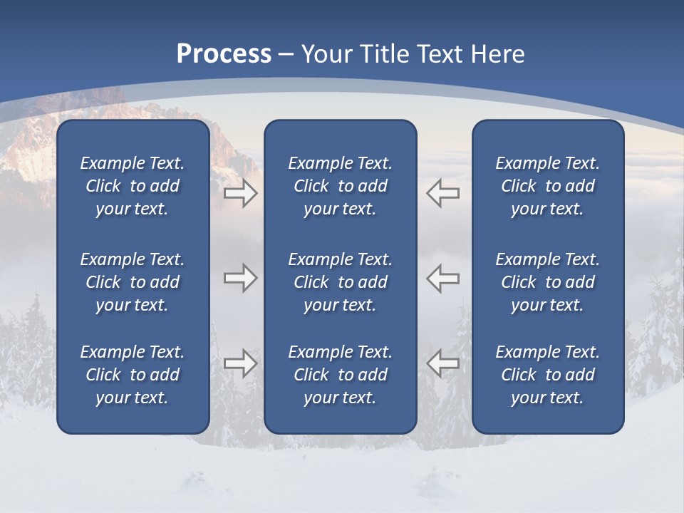 Mist Weather Sunrise PowerPoint Template
