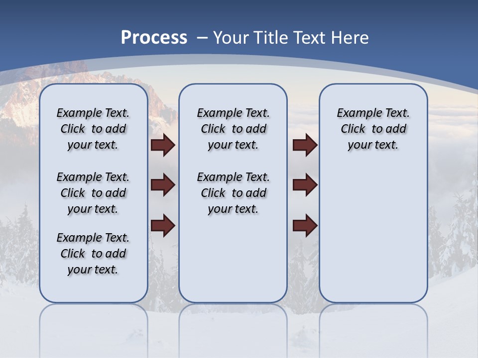 Mist Weather Sunrise PowerPoint Template