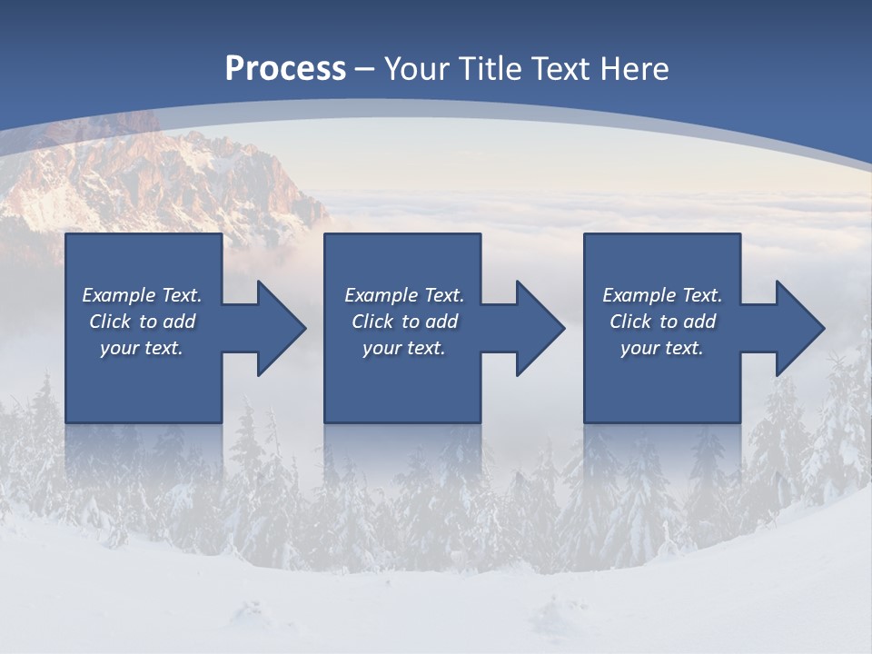 Mist Weather Sunrise PowerPoint Template