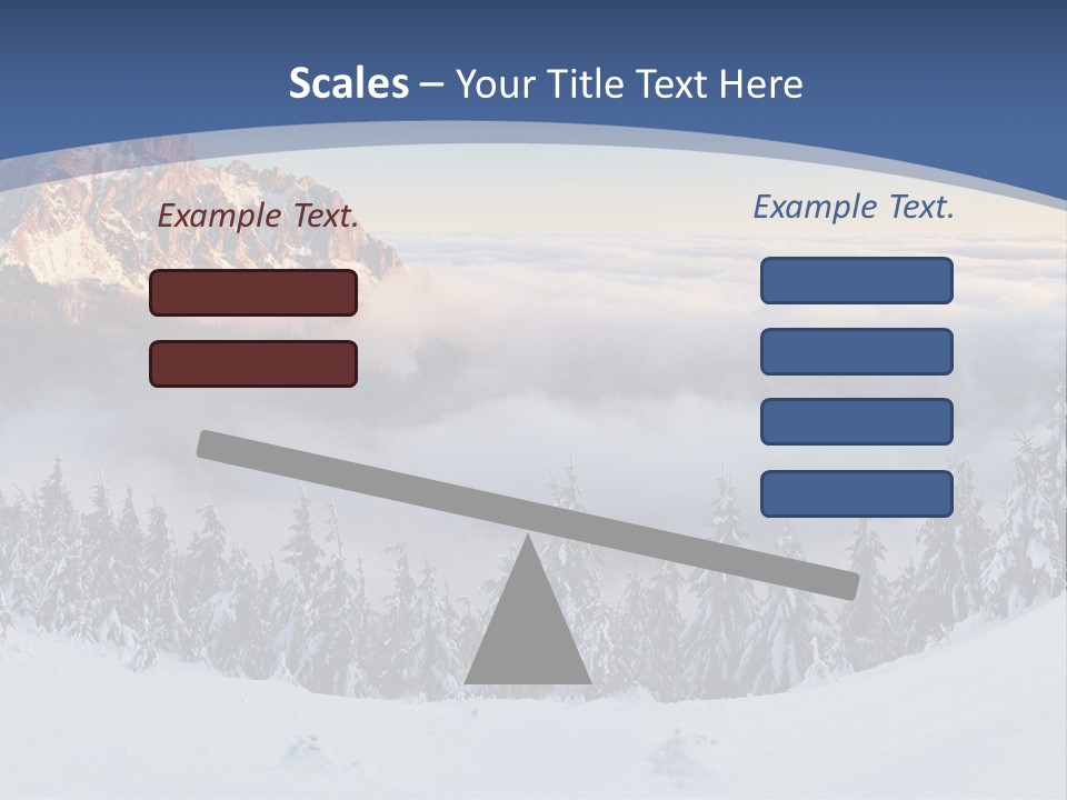 Mist Weather Sunrise PowerPoint Template