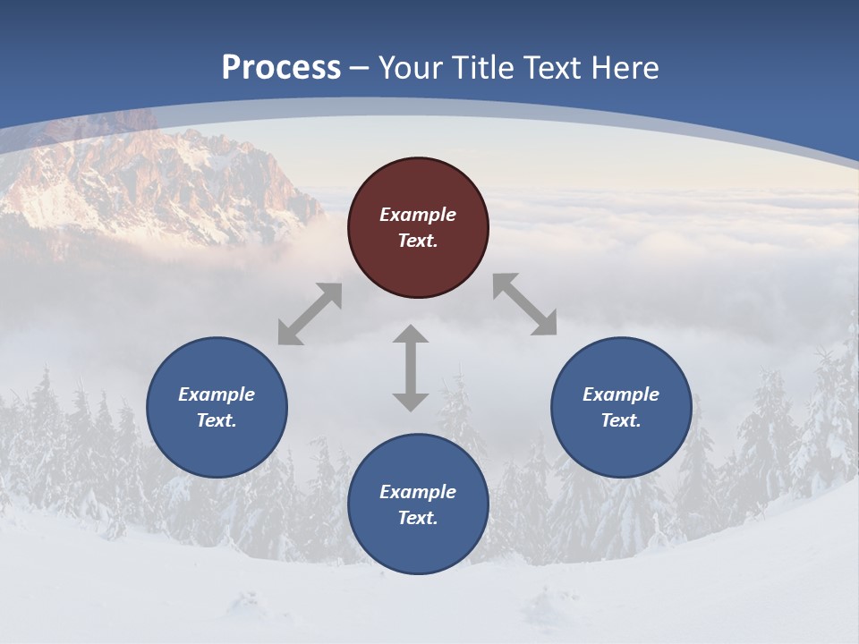 Mist Weather Sunrise PowerPoint Template