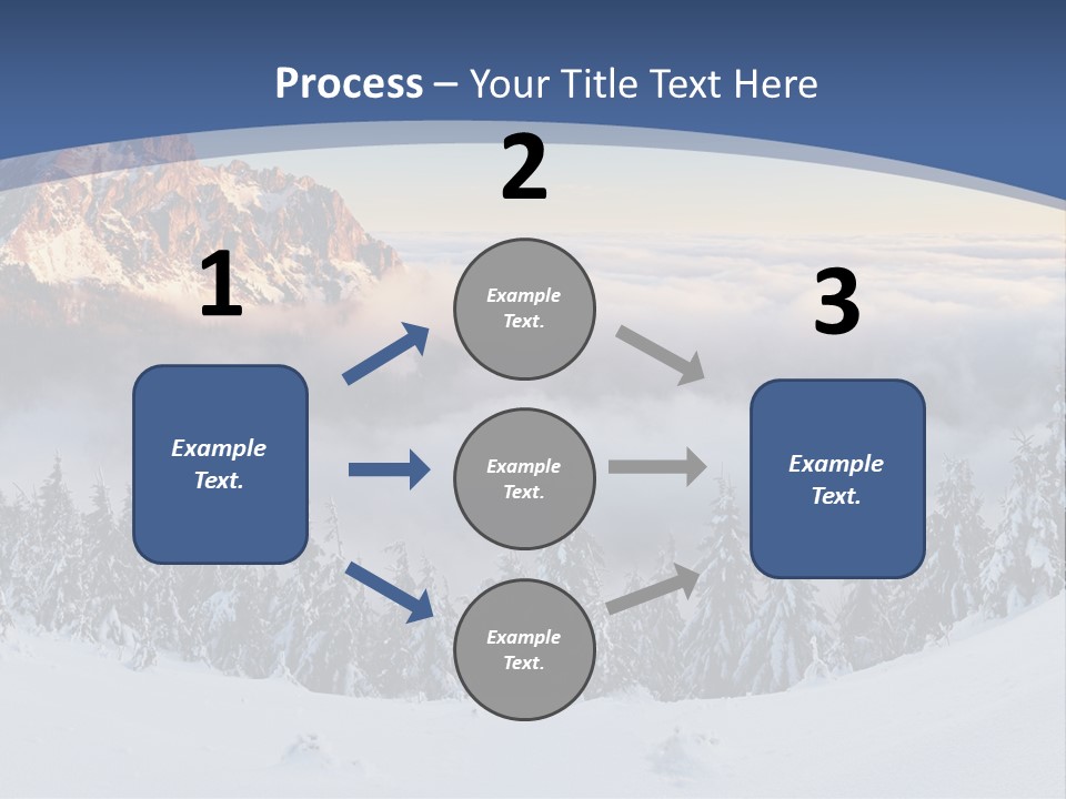 Mist Weather Sunrise PowerPoint Template