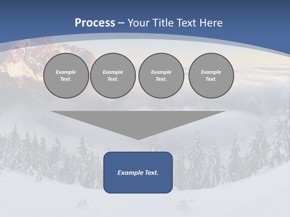 Mist Weather Sunrise PowerPoint Template