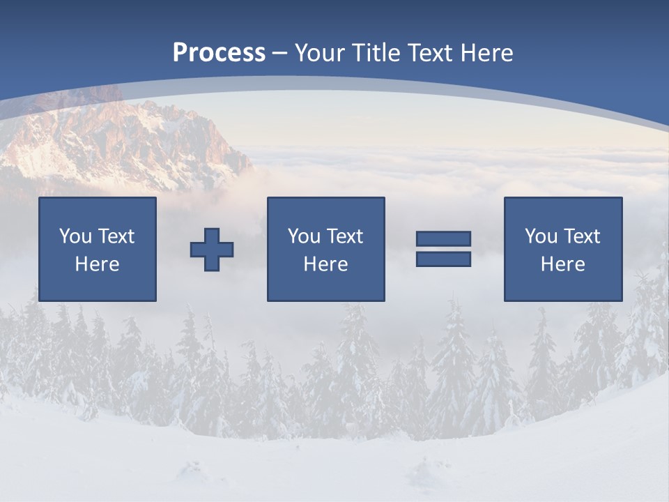 Mist Weather Sunrise PowerPoint Template