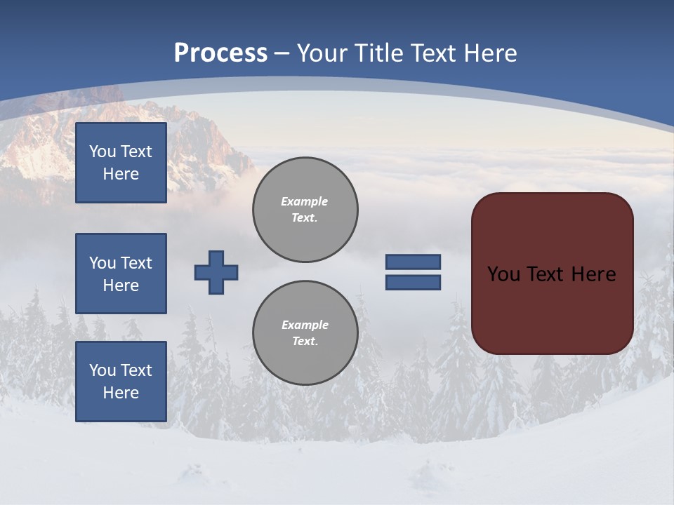 Mist Weather Sunrise PowerPoint Template