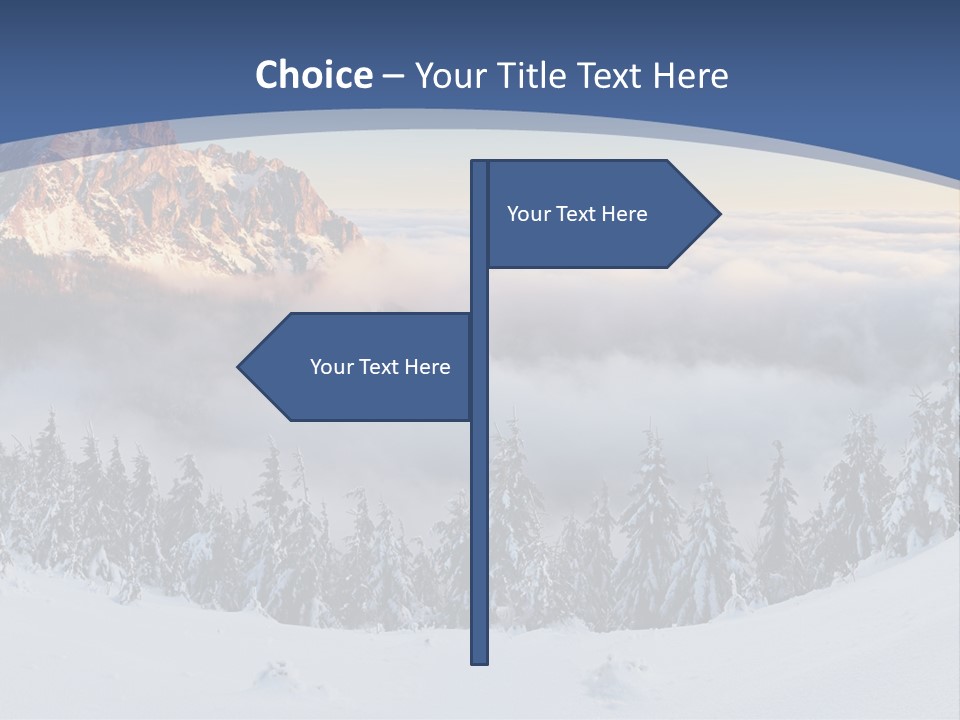 Mist Weather Sunrise PowerPoint Template