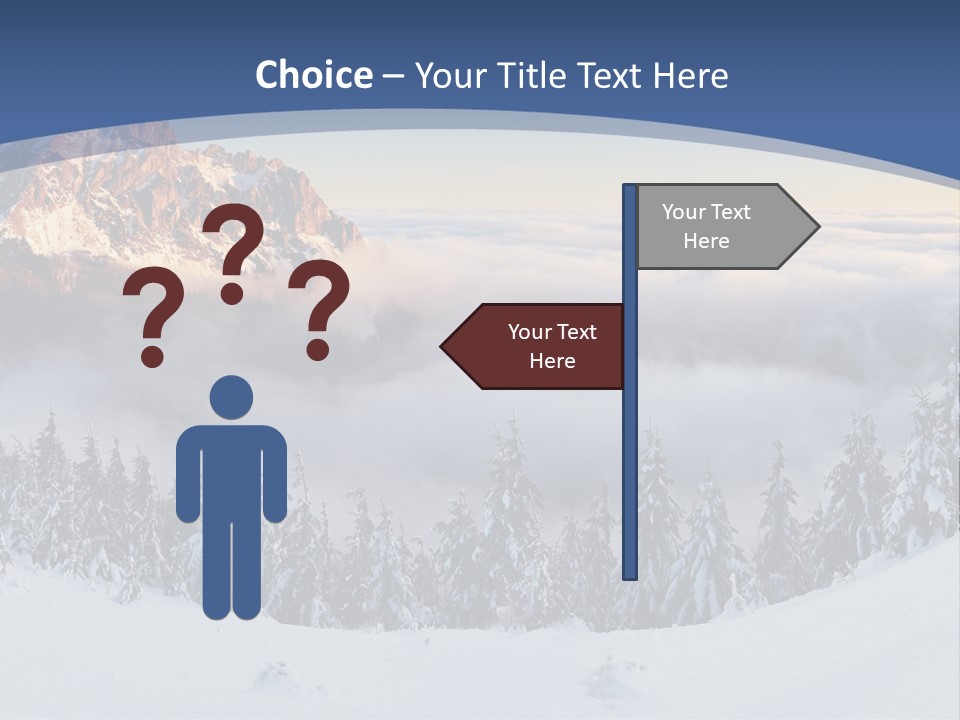 Mist Weather Sunrise PowerPoint Template