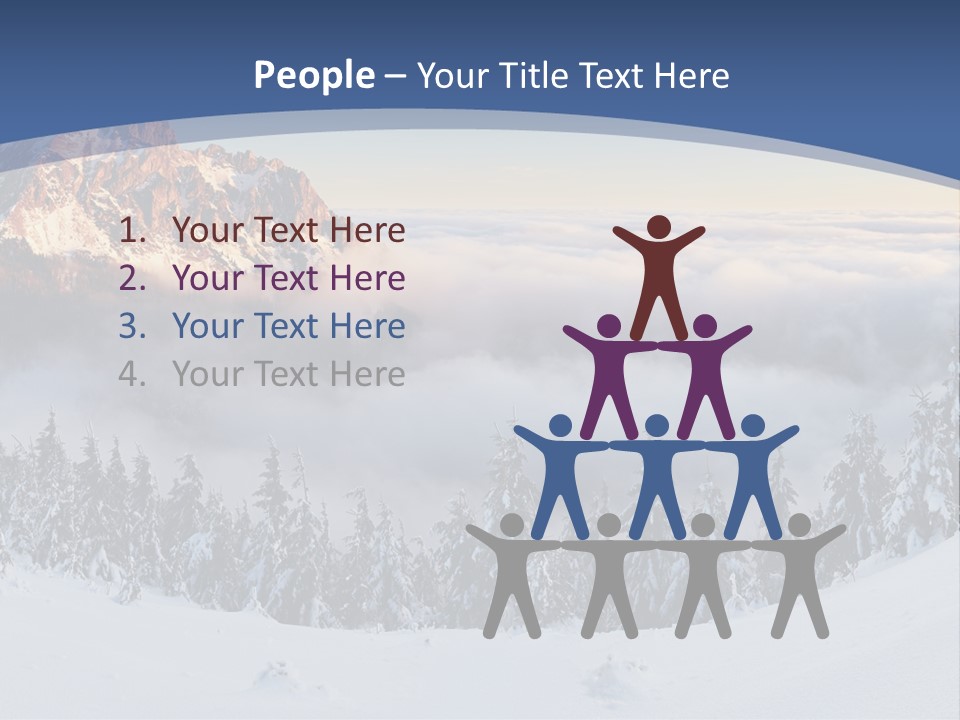 Mist Weather Sunrise PowerPoint Template