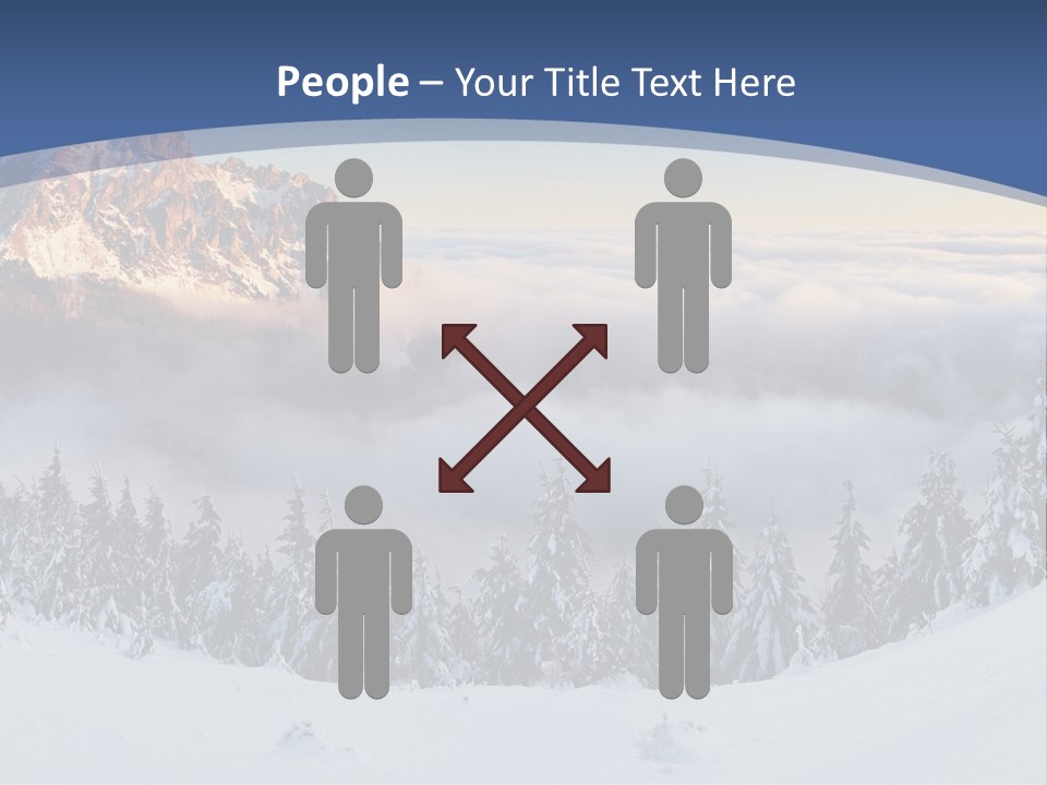 Mist Weather Sunrise PowerPoint Template