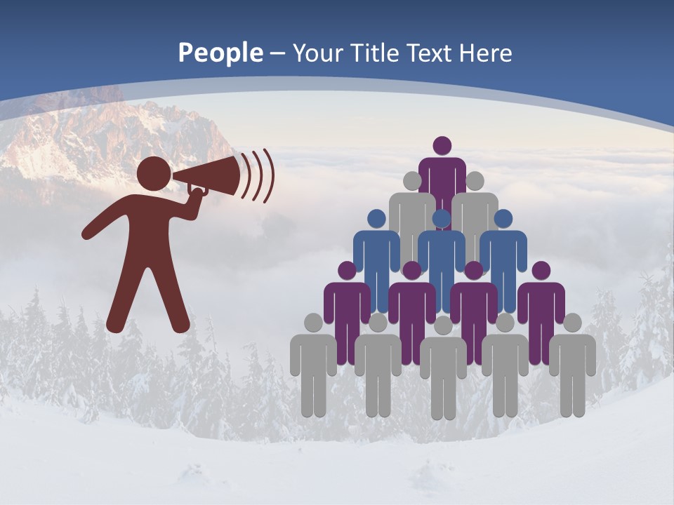 Mist Weather Sunrise PowerPoint Template