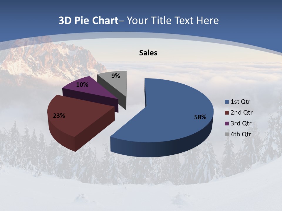 Mist Weather Sunrise PowerPoint Template