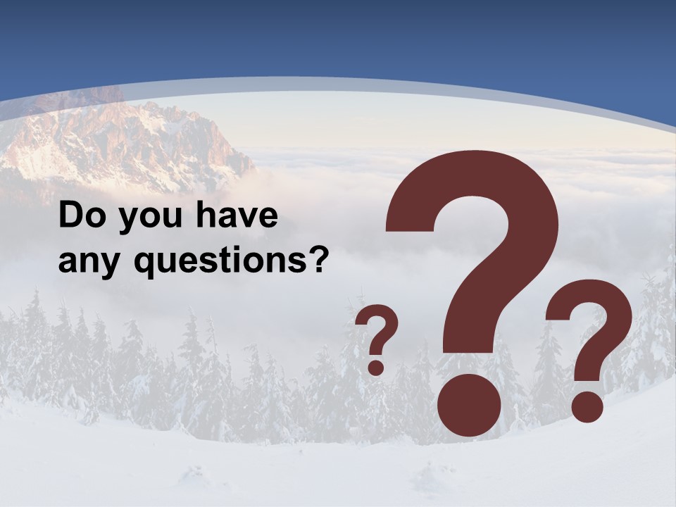 Mist Weather Sunrise PowerPoint Template