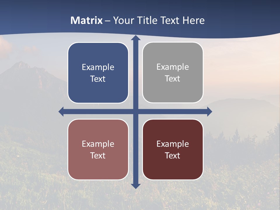 Hike Rocky Tranquil PowerPoint Template