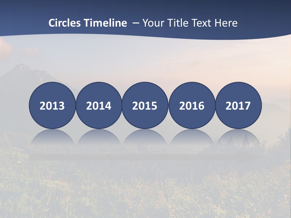 Hike Rocky Tranquil PowerPoint Template