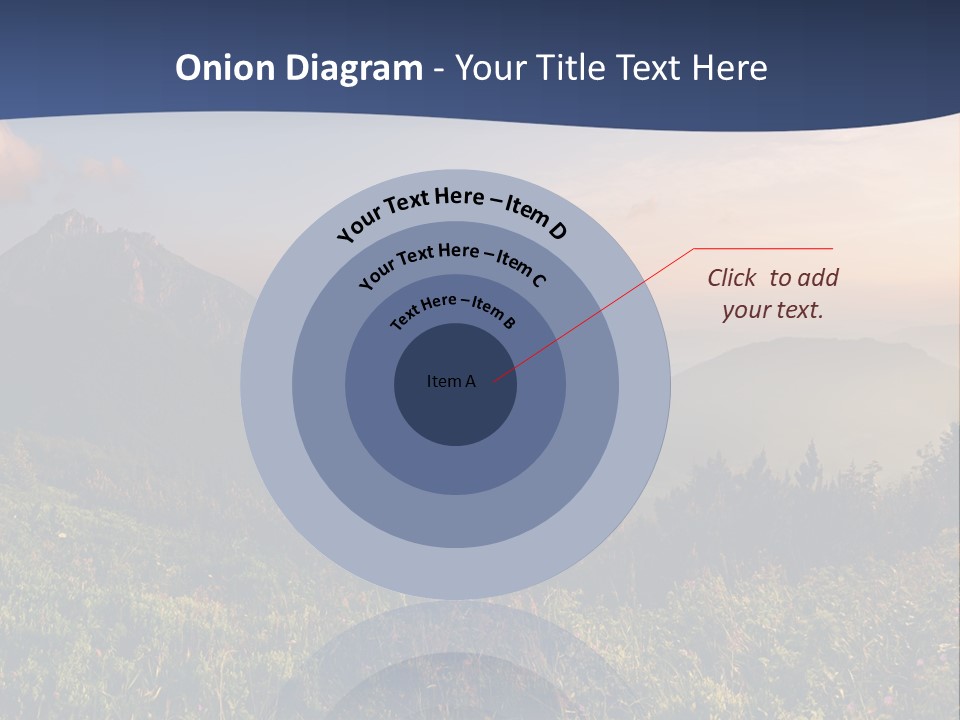 Hike Rocky Tranquil PowerPoint Template