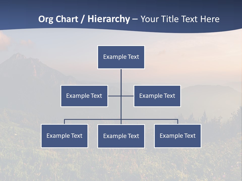 Hike Rocky Tranquil PowerPoint Template