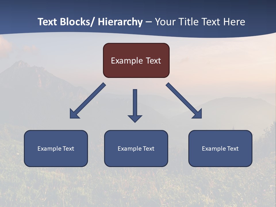 Hike Rocky Tranquil PowerPoint Template