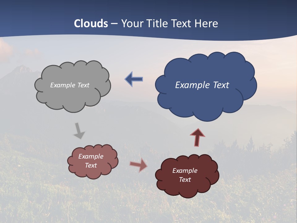 Hike Rocky Tranquil PowerPoint Template