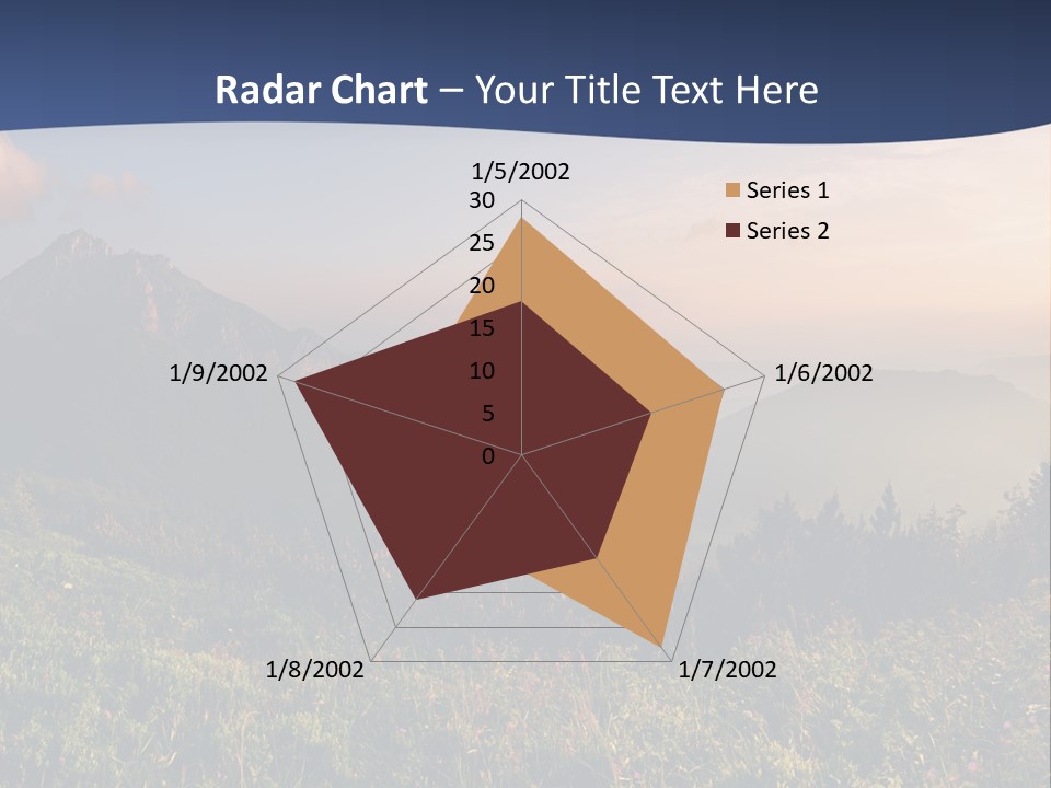 Hike Rocky Tranquil PowerPoint Template