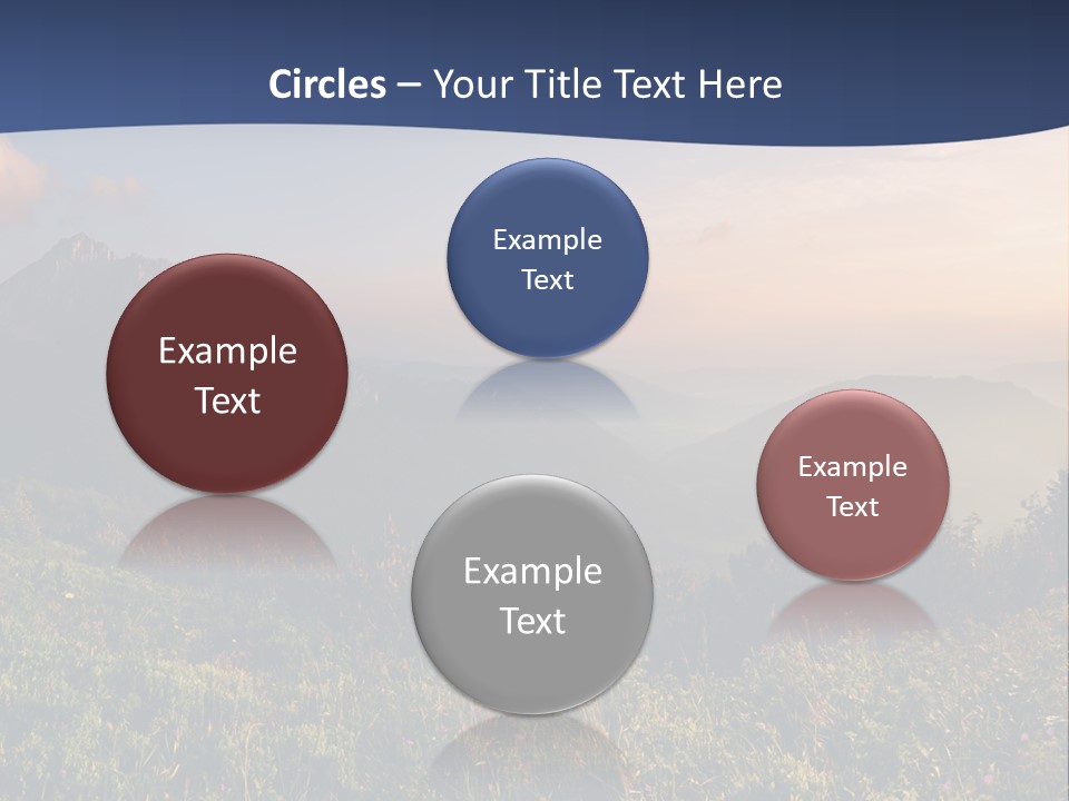 Hike Rocky Tranquil PowerPoint Template