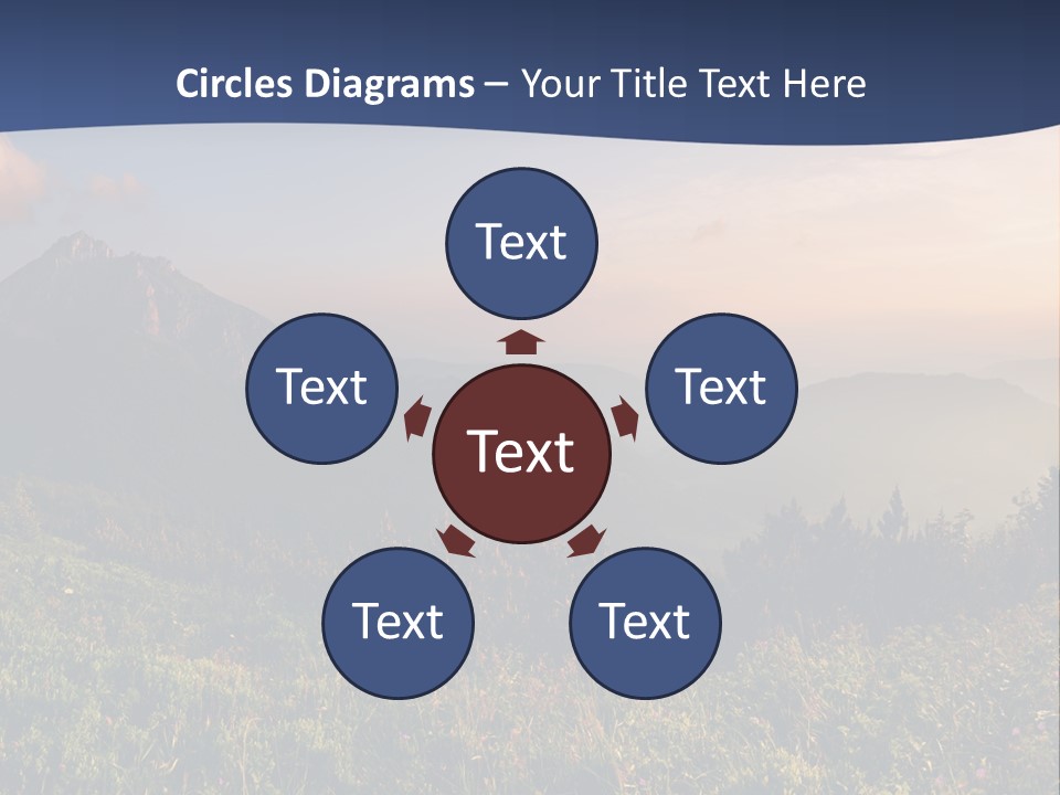 Hike Rocky Tranquil PowerPoint Template