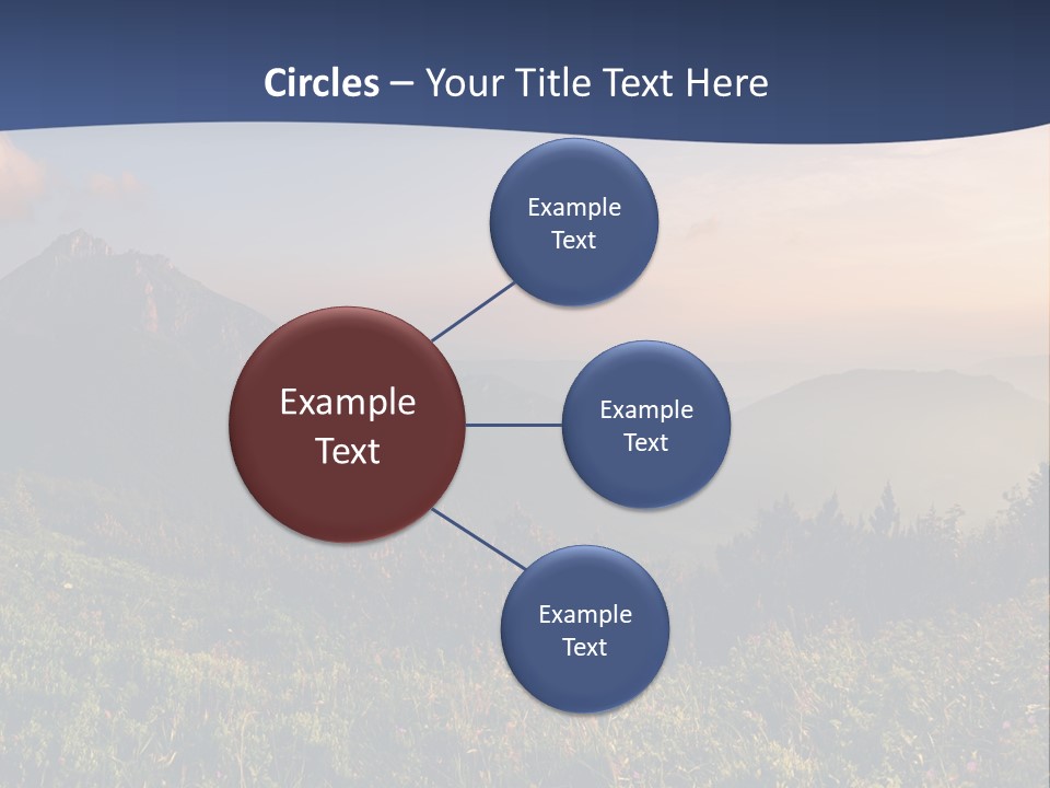 Hike Rocky Tranquil PowerPoint Template