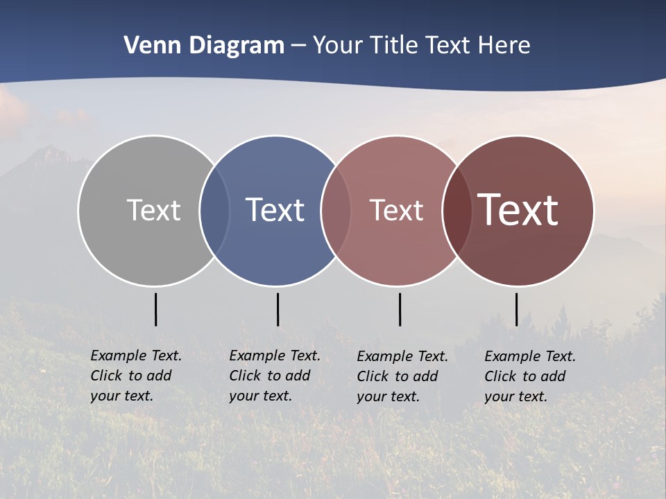Hike Rocky Tranquil PowerPoint Template